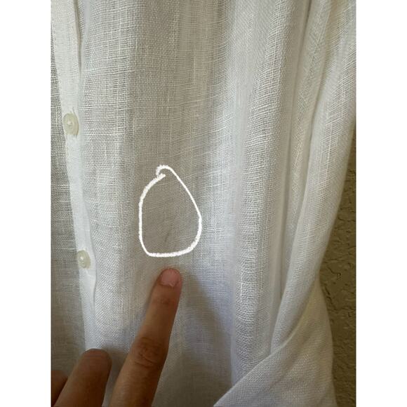 LISA MARIE FERNANDEZ Mira Ruffled Off-The-Shoulder Maxi Dress White - Picture 8 of 16